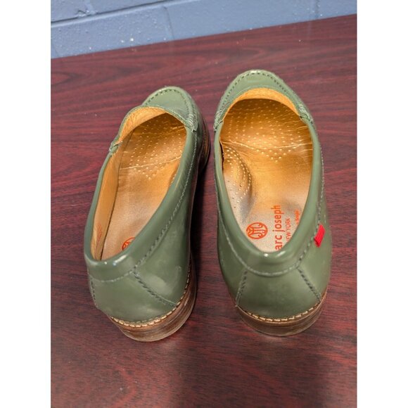 Marc Joseph East Village Loafer Women's Size 7.5 Brazil ATLANTIC BLUE Patent EUC - Picture 4 of 16